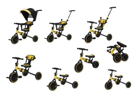 TRICICLO ALUMINIO 7 EN 1 