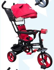 TRICICLO CON TOLDO ASIENTO GIRATORIO 